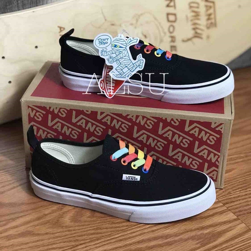 VANS Authentic Rainbow Shine Black Kid’s AUTHENTIC - Picture 5 of 8